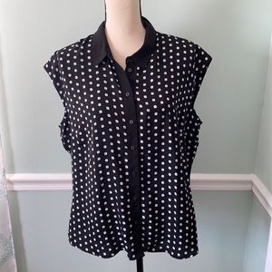 Worthington button down blouse Size XL.
